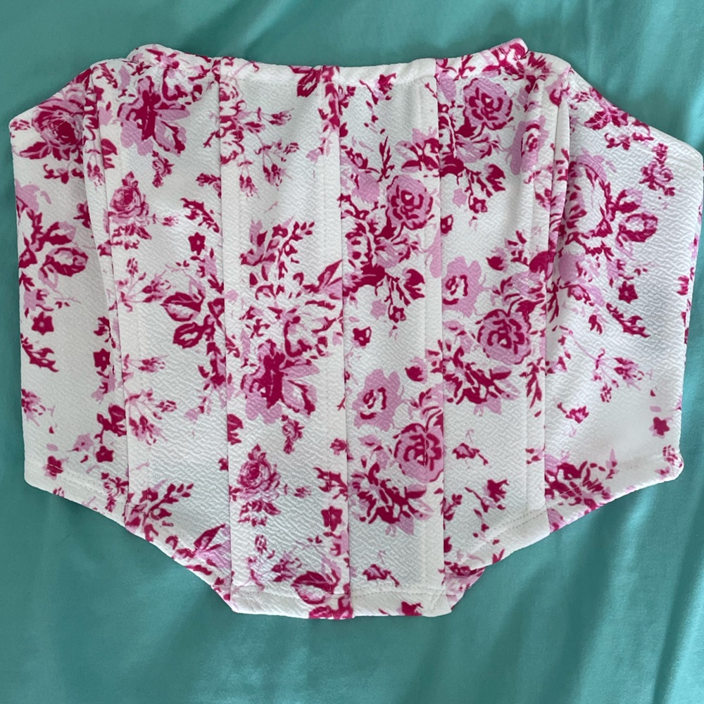 Shein floral tube top